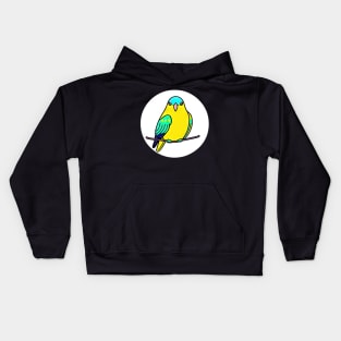 cute budgie parakeet | Kids Hoodie